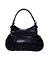 Queen Bow Bag, £100, Handbags, Black, Leather, Back view